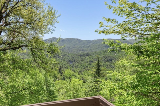 169 Heather View Ln, Sapphire, NC 28774 - mountain view with a heavily wooded area