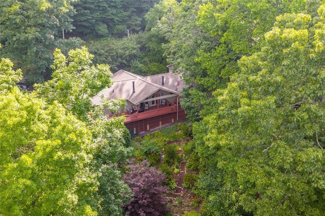3398 Cullowhee Forest Rd, Cullowhee, NC 28723 - view of subject property with a forest