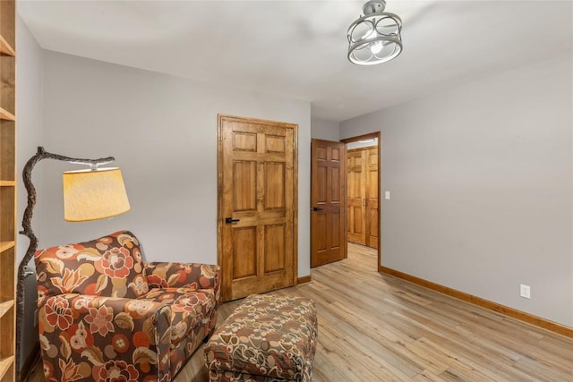 3398 Cullowhee Forest Rd, Cullowhee, NC 28723 - living area featuring wood finished floors and baseboards