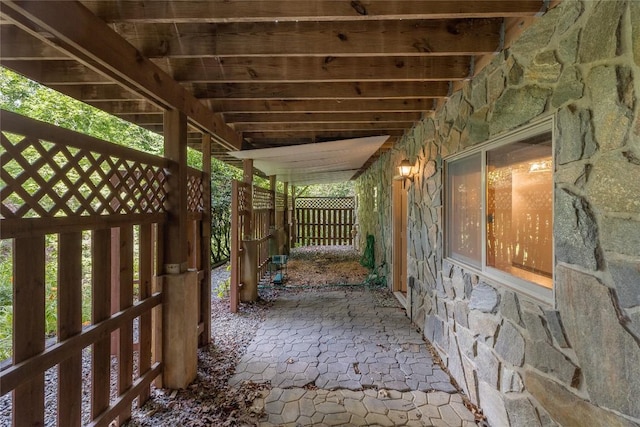 3398 Cullowhee Forest Rd, Cullowhee, NC 28723 - view of patio with an exterior structure