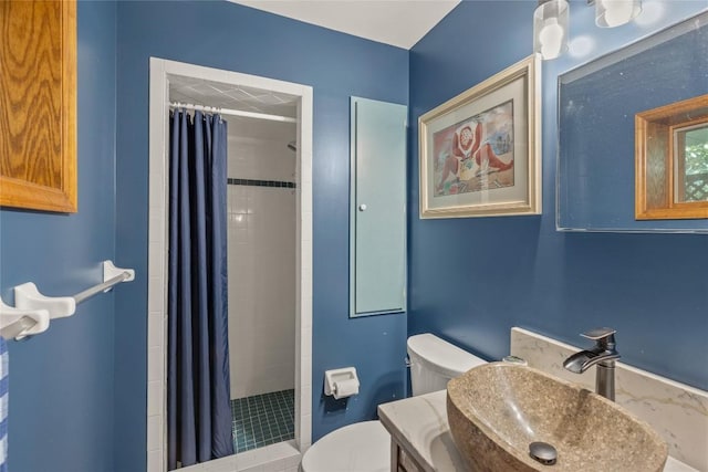 3398 Cullowhee Forest Rd, Cullowhee, NC 28723 - full bathroom with a stall shower and vanity