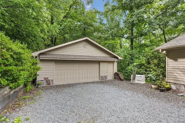 3398 Cullowhee Forest Rd, Cullowhee, NC 28723 - view of detached garage