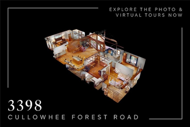 3398 Cullowhee Forest Rd, Cullowhee, NC 28723 - view of floor plan / room layout