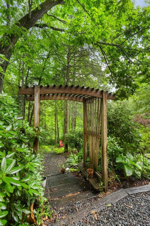 3398 Cullowhee Forest Rd, Cullowhee, NC 28723 - view of yard
