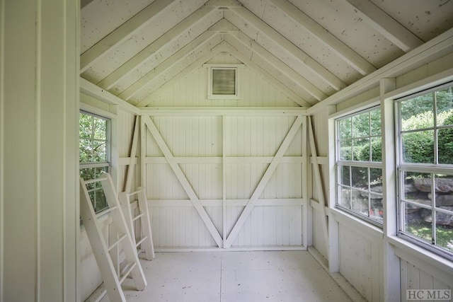 view of storage room