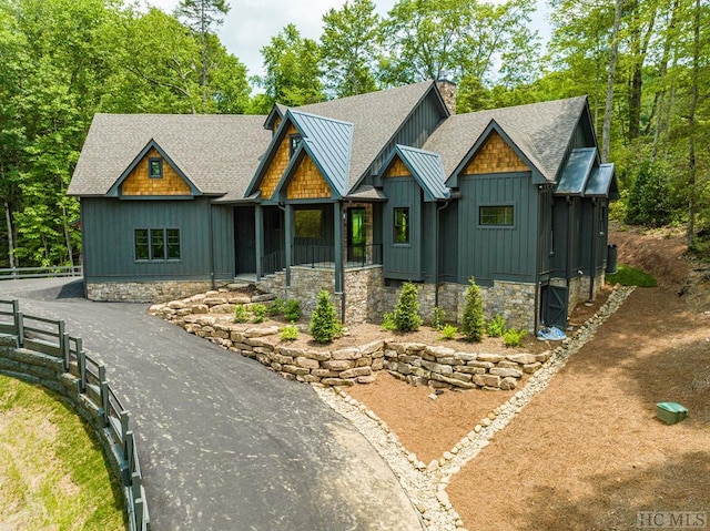 view of front of home