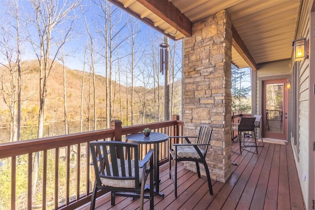 103 Southshore Dr Unit A1, Tuckasegee, NC 28783 - view of wooden deck