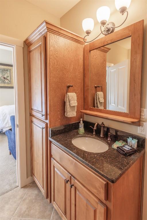 103 Southshore Dr Unit A1, Tuckasegee, NC 28783 - bathroom with tile patterned flooring and vanity