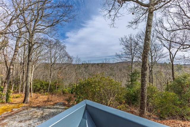 property view of mountains with a view of trees