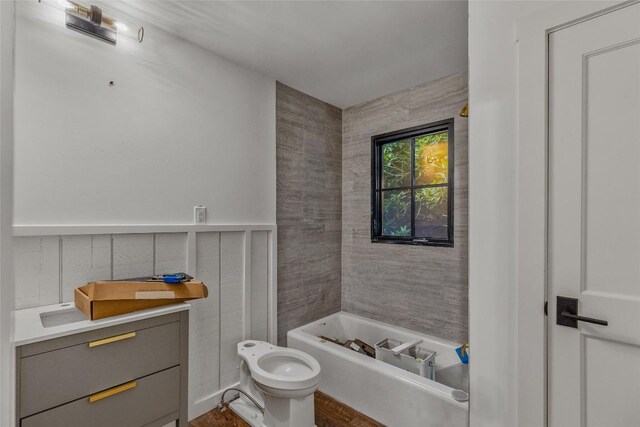 453 Bright Mountain Rd, Cullowhee, NC 28723 - full bath featuring wood finished floors and toilet