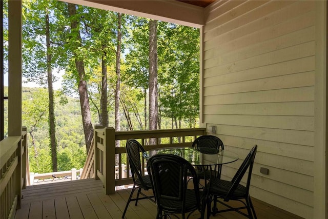 60 Glassy Vw, Cashiers, NC 28717 - deck with outdoor dining space