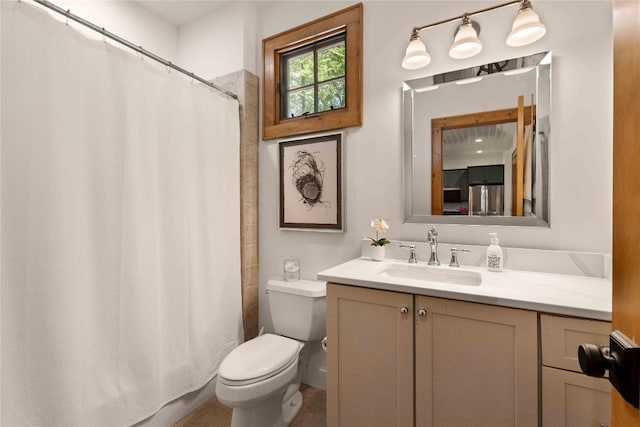 60 Glassy Vw, Cashiers, NC 28717 - full bathroom featuring vanity, toilet, and a shower with shower curtain