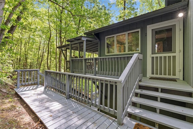 233 Strawberry Hill Rd, Cullowhee, NC 28723 - view of deck