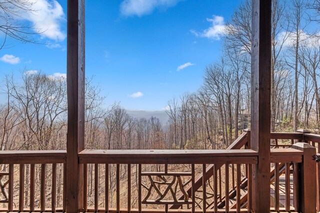 277 Kestrel Ct, Sapphire, NC 28774 - view of wooden deck