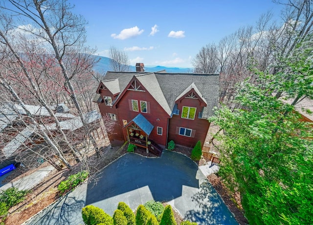 277 Kestrel Ct, Sapphire, NC 28774 - rear view of property featuring roof with shingles