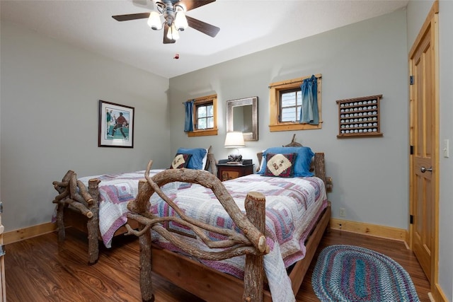 8 Par Path, Cashiers, NC 28717 - bedroom featuring wood finished floors and ceiling fan
