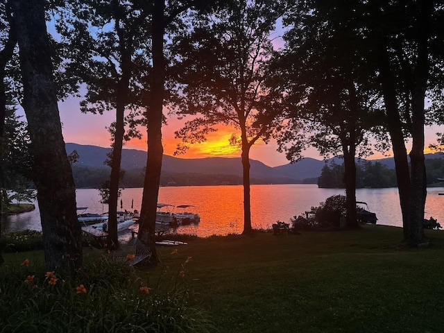 28 Toxaway Pt Unit 7, Lake Toxaway, NC 28747 - water view with mountains