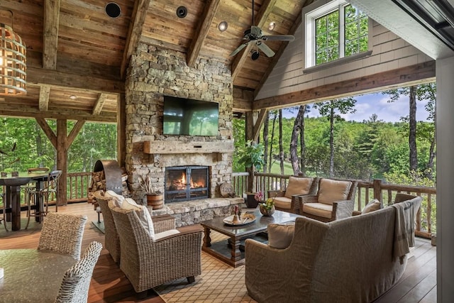 547 Burl Ln, Cashiers, NC 28717 - view of sunroom / solarium
