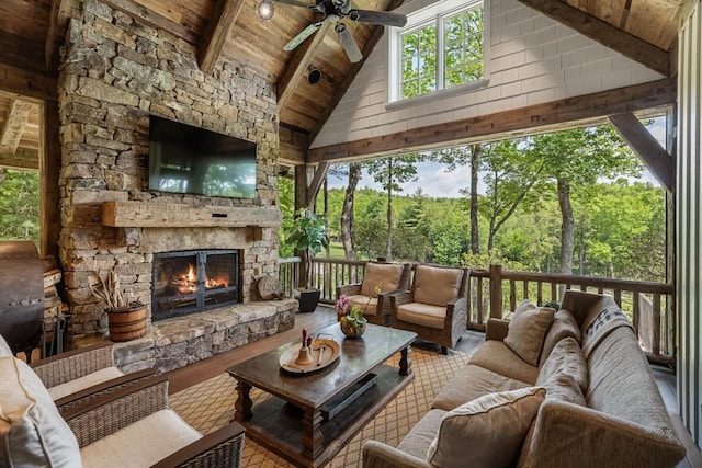 547 Burl Ln, Cashiers, NC 28717 - view of sunroom / solarium