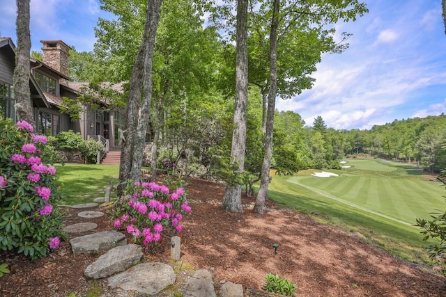 547 Burl Ln, Cashiers, NC 28717 - view of green lawn featuring view of golf course