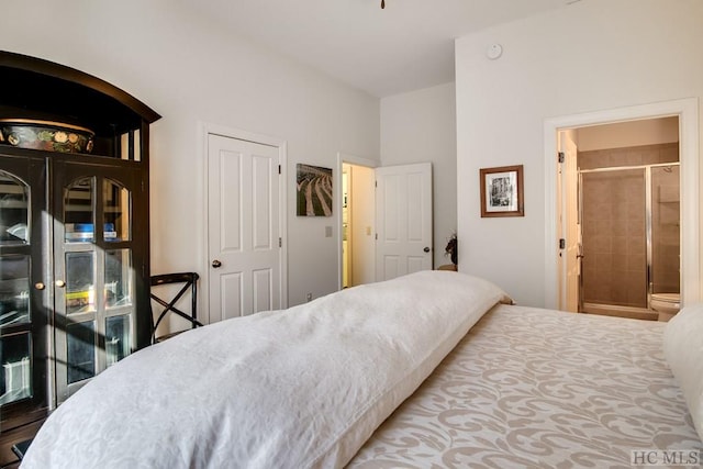 bedroom with ensuite bathroom