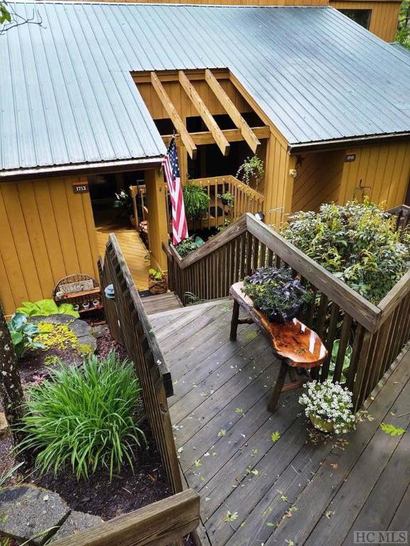 369 Meadow Way Unit 1713, Sapphire, NC 28774 - view of wooden deck