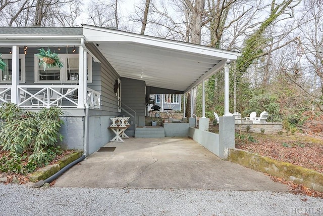 48 Holt Knob Rd, Highlands, NC 28741 - view of car parking featuring a carport