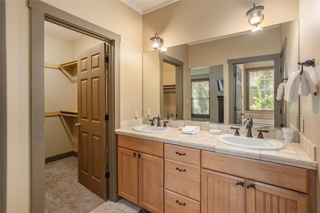 61 Indian Falls Way, Lake Toxaway, NC 28747 - full bath with double vanity and a walk in closet