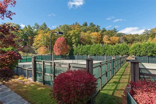 61 Indian Falls Way, Lake Toxaway, NC 28747 - view of tennis court