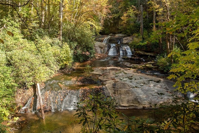 61 Indian Falls Way, Lake Toxaway, NC 28747 - view of yard with a wooded view