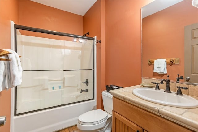 61 Indian Falls Way, Lake Toxaway, NC 28747 - full bathroom featuring vanity and enclosed tub / shower combo