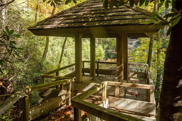 61 Indian Falls Way, Lake Toxaway, NC 28747 - view of deck