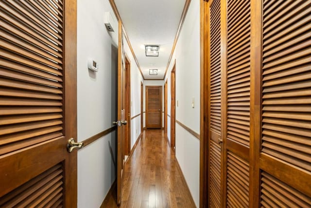 776 Stillmont Cir, Cashiers, NC 28717 - hallway featuring a heating unit and hardwood / wood-style floors