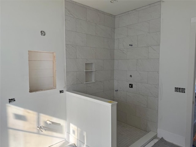 full bath featuring a walk in shower