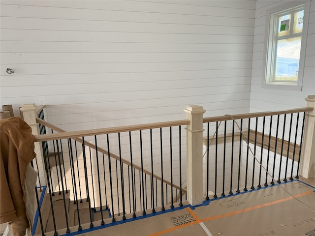 view of staircase