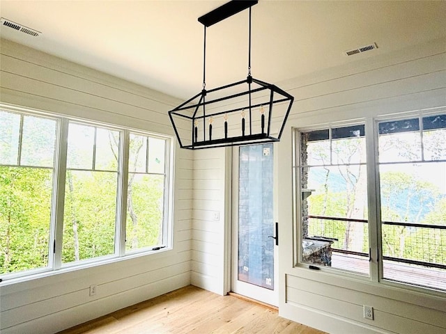 99 Sori Ln, Sapphire, NC 28774 - unfurnished sunroom featuring a chandelier