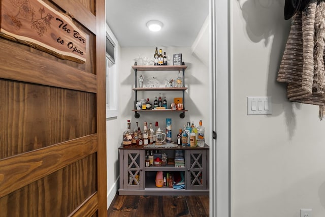 1582 New Settlers Way, Glenville, NC 28736 - indoor dry bar with wood finished floors