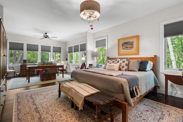 1582 New Settlers Way, Glenville, NC 28736 - bedroom with wood finished floors and baseboards