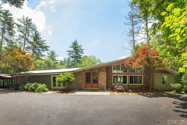 view of ranch-style home