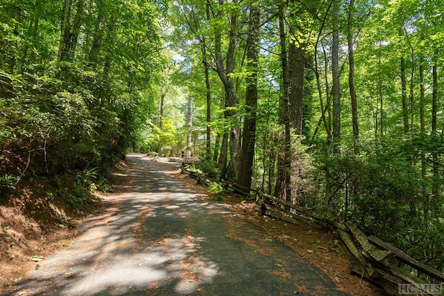 view of road