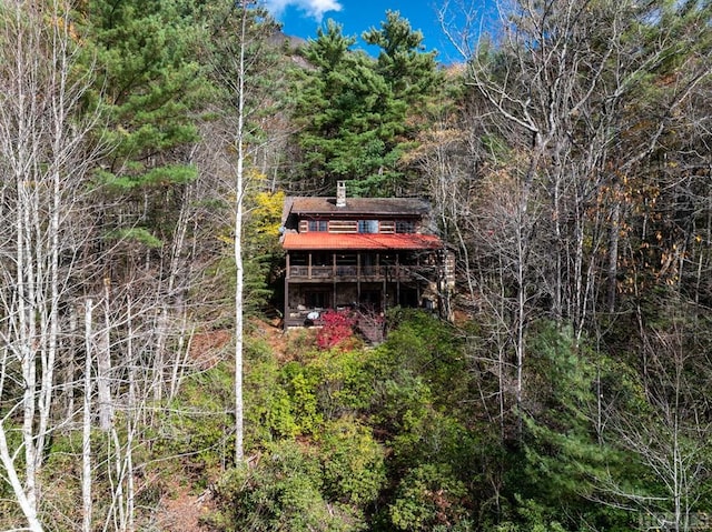 view of rear view of house