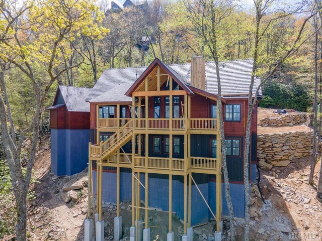 view of rear view of house