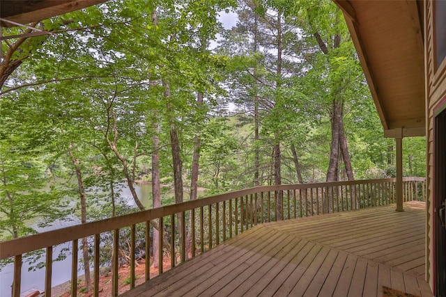 181 Hiwassee Rd, Lake Toxaway, NC 28747 - view of wooden terrace