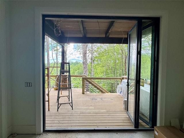 2385 Magnolia Dr, Highlands, NC 28741 - view of doorway to outside