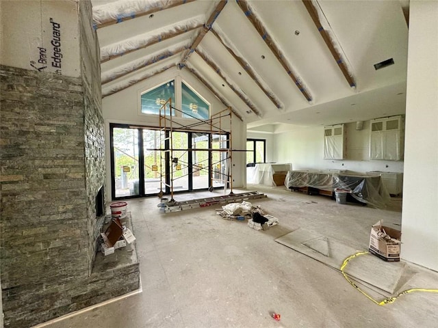 2385 Magnolia Dr, Highlands, NC 28741 - lobby featuring high vaulted ceiling