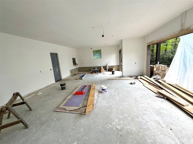 view of unfurnished living room