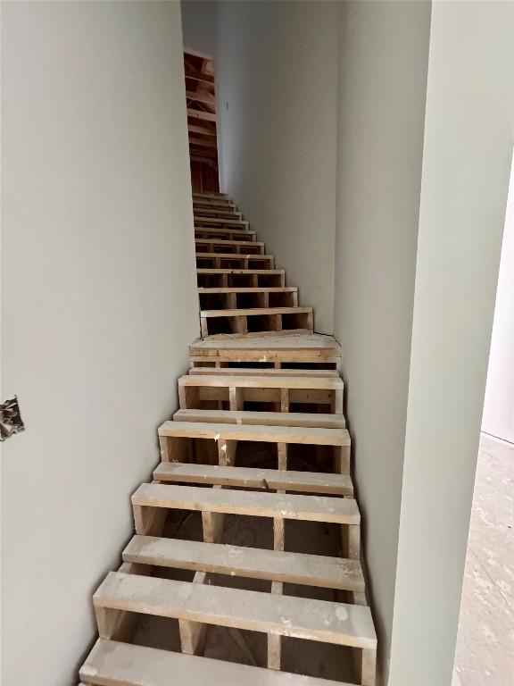 view of stairs