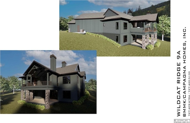 view of a document with multiple images