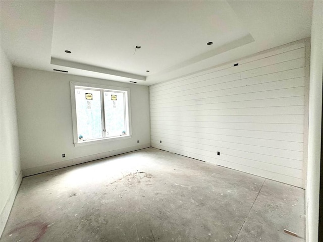 2385 Magnolia Dr, Highlands, NC 28741 - unfurnished room with a raised ceiling