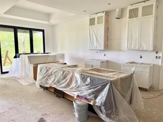 2385 Magnolia Dr, Highlands, NC 28741 - bedroom with a tray ceiling